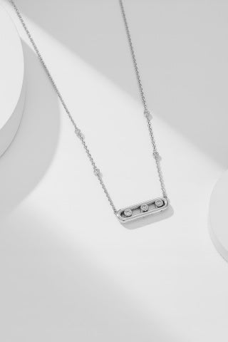 Messika Move Slim Bar Diamond Necklace