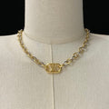Louis Vuitton Petite Chain Link Pendant Necklace