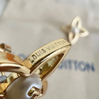 Louis Vuitton Blossom Petal Crystal Stud Earrings