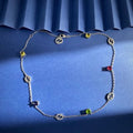 Gucci Mini Interlocking G Gemstone Chain Necklace