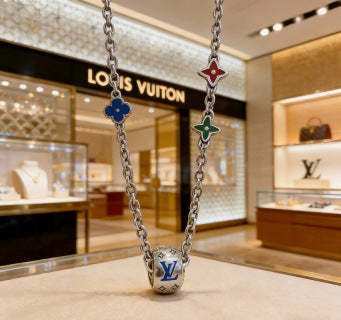 Louis Vuitton Rainbow Blossom Chain Necklace