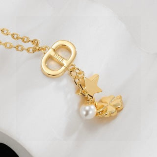 Dior Jardin Charm Pearl Necklace